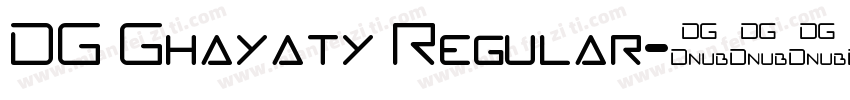 DG Ghayaty Regular字体转换